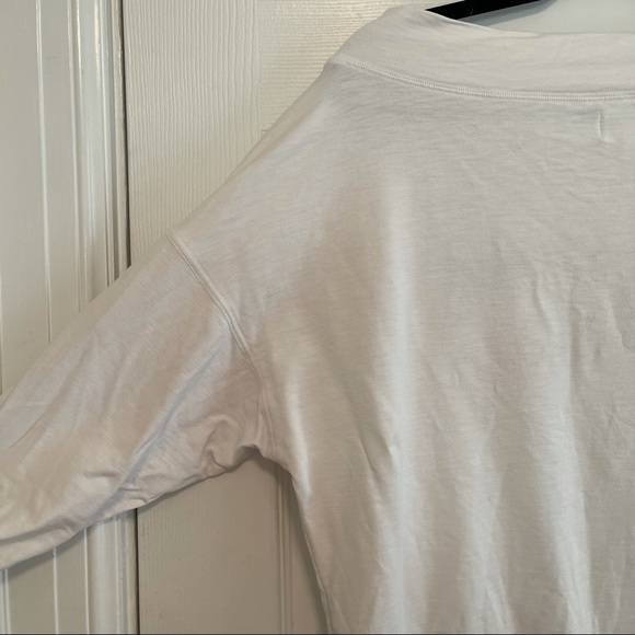 SUNDRY Beach Happy Off Shoulder Pullover In Pigment Paper Size 2 (Medium) - Picture 10 of 10